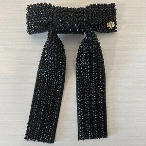 Lele Sadoughi Margot Beaded Bow Barrette - Sold Out Online
